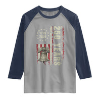 250th Anniversary USA Raglan Shirt Patriotic Liberty Bell 1776 2026 American Flag