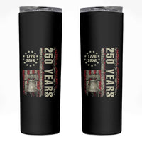 250th Anniversary USA Skinny Tumbler Patriotic Liberty Bell 1776 2026 American Flag