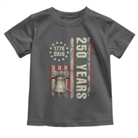 250th Anniversary USA Toddler T Shirt Patriotic Liberty Bell 1776 2026 American Flag