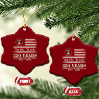 250th Anniversary USA Ceramic Ornament Patriotic Liberty Bell 1776 2026 Independence Day