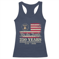 250th Anniversary USA Racerback Tank Top Patriotic Liberty Bell 1776 2026 Independence Day