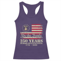 250th Anniversary USA Racerback Tank Top Patriotic Liberty Bell 1776 2026 Independence Day