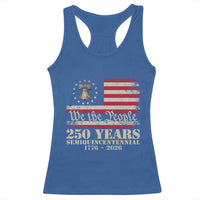 250th Anniversary USA Racerback Tank Top Patriotic Liberty Bell 1776 2026 Independence Day