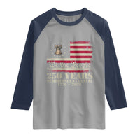 250th Anniversary USA Raglan Shirt Patriotic Liberty Bell 1776 2026 Independence Day