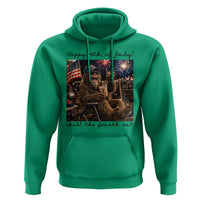 Funny Bigfoot 4th of July Hoodie Patriotic Sasquatch American Flag Party Festival