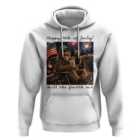 Funny Bigfoot 4th of July Hoodie Patriotic Sasquatch American Flag Party Festival