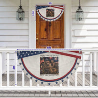 Funny Bigfoot 4th of July Patriotic Fan Flag Sasquatch American Flag Party Festival