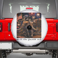 4th of July Raccoon Spare Tire Cover Chill The Fourth Out