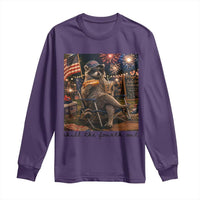 4th of July Raccoon Long Sleeve Shirt Chill The Fourth Out