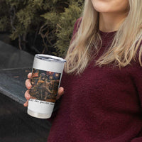 4th of July Raccoon Tumbler Cup Chill The Fourth Out
