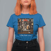 School Librarian T Shirt For Women I Live Here Now Back to School