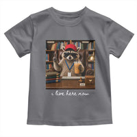 School Librarian Toddler T Shirt I Live Here Now Back to School