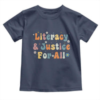 Literacy Justice for All Stop Book Banning Protect Librarian Toddler T Shirt