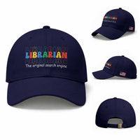 The Original Search Engine Baseball Cap School Librarian Library Books