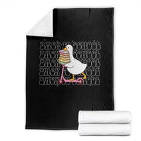 School Bus Driver Welcome Back to School Throw Blanket