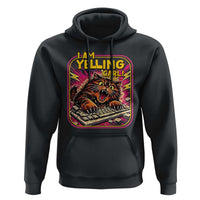 Funny I Am Yelling Carl Hoodie Screaming Donut Cat Meme