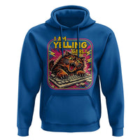 Funny I Am Yelling Carl Hoodie Screaming Donut Cat Meme