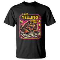 Funny I Am Yelling Carl T Shirt Screaming Donut Cat Meme