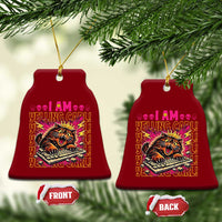 Funny I Am Yelling Carl Donut Cat Meme Ceramic Ornament