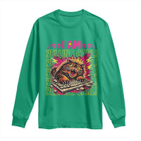 Funny I Am Yelling Carl Donut Cat Meme Long Sleeve Shirt