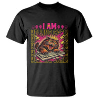 Funny I Am Yelling Carl Donut Cat Meme T Shirt
