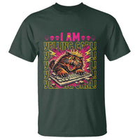 Funny I Am Yelling Carl Donut Cat Meme T Shirt