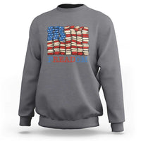 Freedom to Read Books Freadom Sweatshirt USA Flag Patriotic Library Book Lover