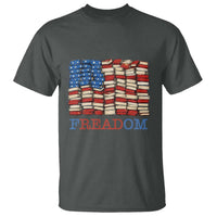 Freedom to Read Books Freadom T Shirt USA Flag Patriotic Library Book Lover