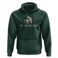 Just One More Chapter Hoodie Funny Raccoon Reading Book Lover Gift