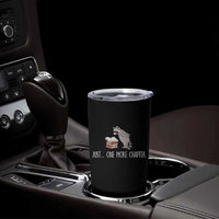 Just One More Chapter Tumbler Cup Funny Raccoon Reading Book Lover Gift