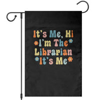 It's Me Hi I'm The Librarian Summer Reading Garden Flag Funny Back to School