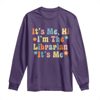 It's Me Hi I'm The Librarian Summer Reading Long Sleeve Shirt Funny Back to School