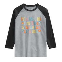 It's Me Hi I'm The Librarian Summer Reading Raglan Shirt Funny Back to School
