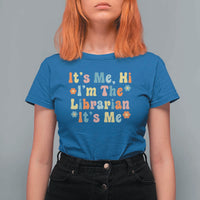 It's Me Hi I'm The Librarian Summer Reading T Shirt For Women Funny Back to School