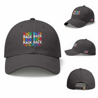 Groovy Back To School Baseball Cap First Day of School Colorful Teacher Student Kids