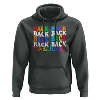 Groovy Back To School Hoodie First Day of School Colorful Teacher Student Kids