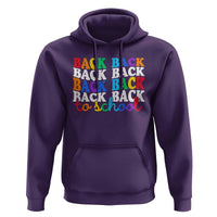 Groovy Back To School Hoodie First Day of School Colorful Teacher Student Kids