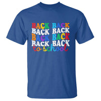 Groovy Back To School T Shirt First Day of School Colorful Teacher Student Kids