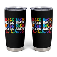 Groovy Back To School Tumbler Cup First Day of School Colorful Teacher Student Kids