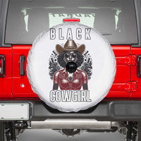 Black Cowgirl Rodeo Spare Tire Cover African American Western Country Texas - Wonder Print Shop