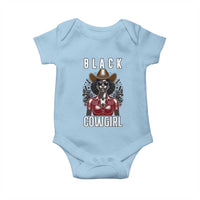 Black Cowgirl Rodeo Baby Onesie African American Western Country Texas - Wonder Print Shop