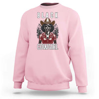 Black Cowgirl Rodeo Sweatshirt African American Western Country Texas - Wonder Print Shop