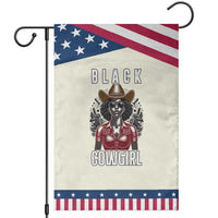 Black Cowgirl Rodeo Garden Flag African American Western Country Texas