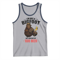 Funny Bigfoot Gym Tank Top I Am Not A Bigfoot But I Can Beat Off 100 Men - Wonder Print Shop