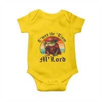Funny Frog Knight Baby Onesie T'was The 'Tism M'Lord Medieval Knight - Wonder Print Shop