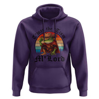 Funny Frog Knight Hoodie T'was The 'Tism M'Lord Medieval Knight - Wonder Print Shop