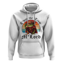 Funny Frog Knight Hoodie T'was The 'Tism M'Lord Medieval Knight - Wonder Print Shop