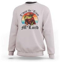 Funny Frog Knight Sweatshirt T'was The 'Tism M'Lord Medieval Knight - Wonder Print Shop