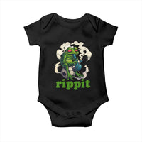 Rippit Stoner Frog Baby Onesie Smoking Weed Pot Marijuana Cannabis 420 - Wonder Print Shop