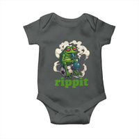 Rippit Stoner Frog Baby Onesie Smoking Weed Pot Marijuana Cannabis 420 - Wonder Print Shop